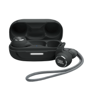 JBL Reflect Aero TWS - Black - True wireless Noise Cancelling active earbuds - Hero